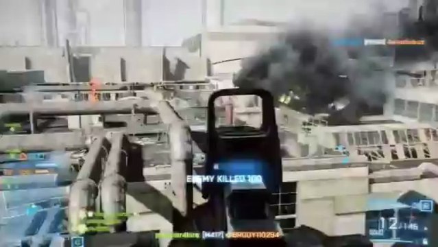 Battlefield 3: M417 Best Gun in Close Quarters? (BF3 M417 / ScrapMetal Gameplay)