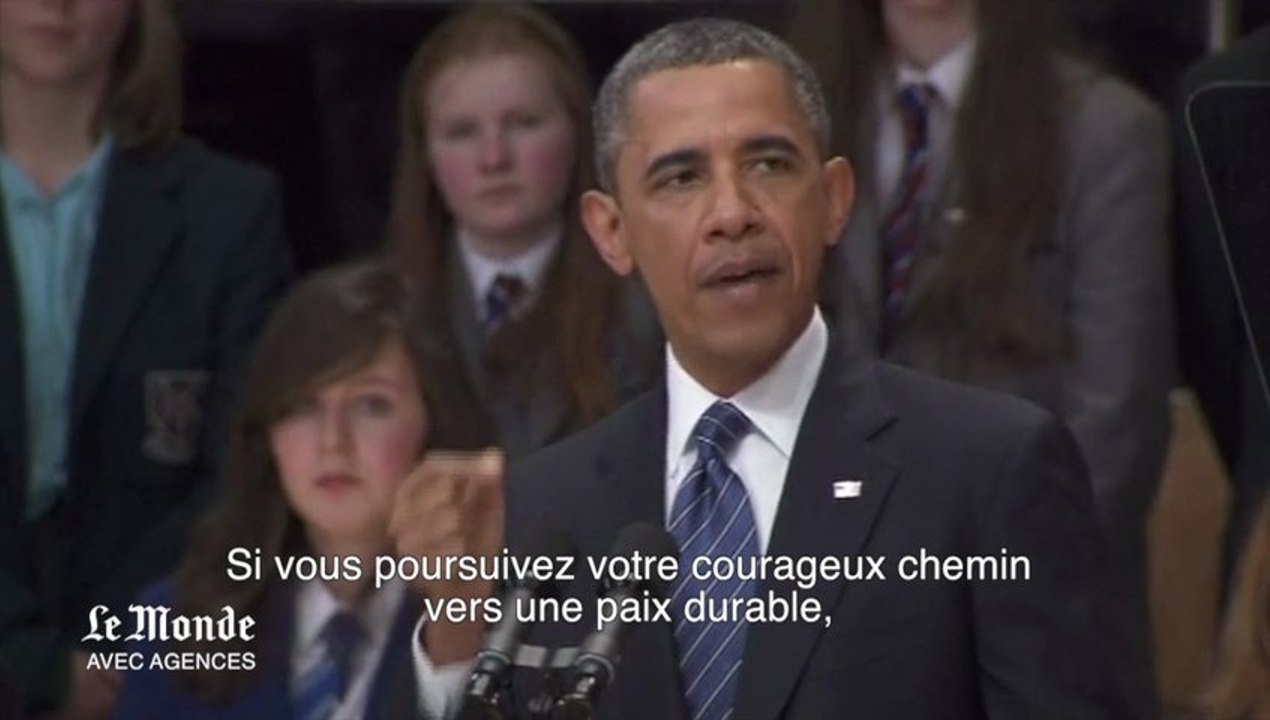 Barack Obama encourage le processus de paix en Irlande du Nord