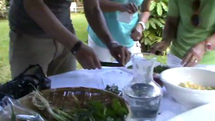 Mauritius Kochen im Kolonialhaus Eureka einkauf Markt Kreuzfahrten Fotos