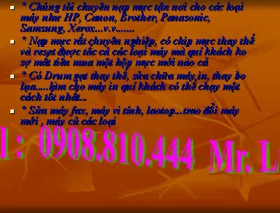 Sửa máy in ở Tân Bình, Tân Phú tận nơi _ Call 0908810444