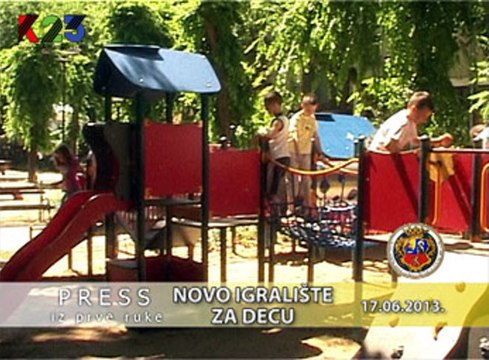 K23TV - Press iz prve ruke - Novo igralište za decu, Subotica - 17. jun 2013.