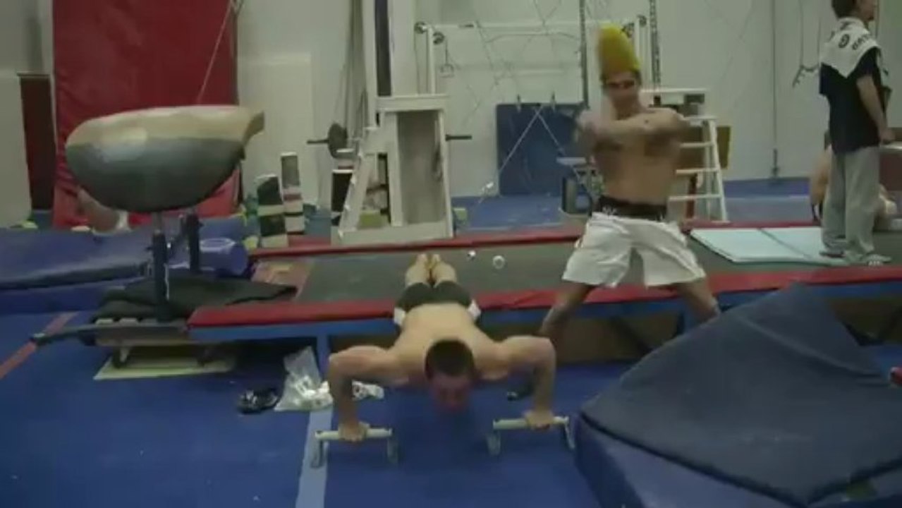 Nebraska Men's Gymnastics-Harlem Shake (Extended Cut)