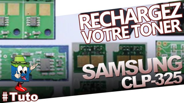 Comment bien recharger une cartouche laser de Samsung CLP-325