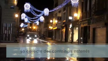 Film container enterrés