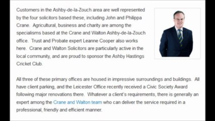 Crane and Walton - Legal team