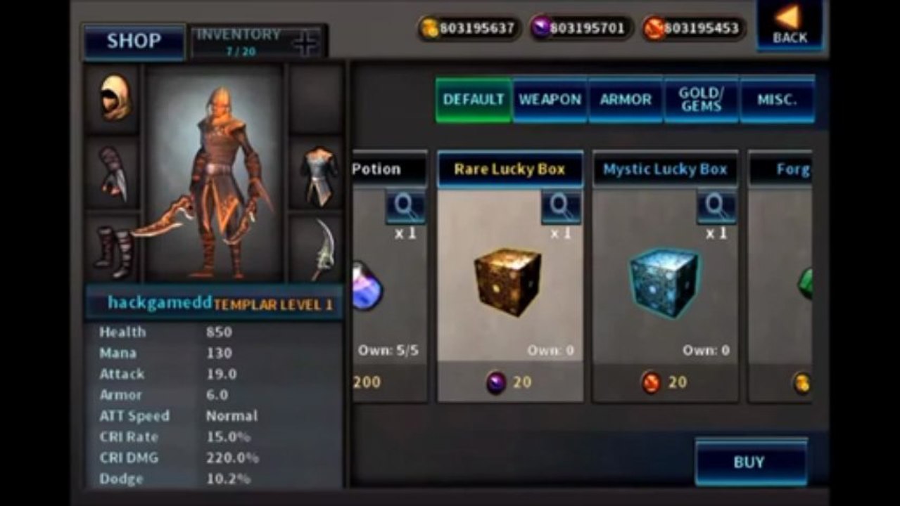 Hack Dark Avenger 2013