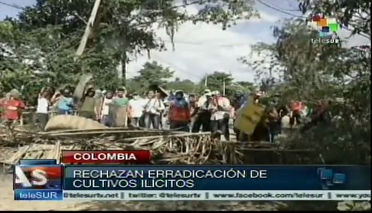 Exigen campesinos colombianos solución a problemas agrarios