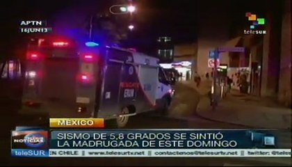 Sorprende sismo en México, no hay víctimas