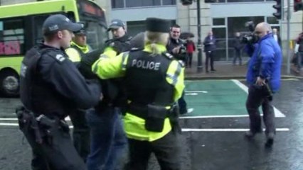 Anti-G8 protest ahead of summit