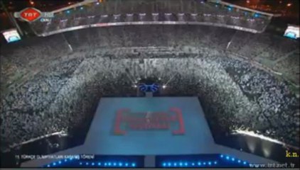 EVRENSEL BARIŞA DOĞRU şarkısı KAPANIŞ 11.Türkçe Olimpiyatı