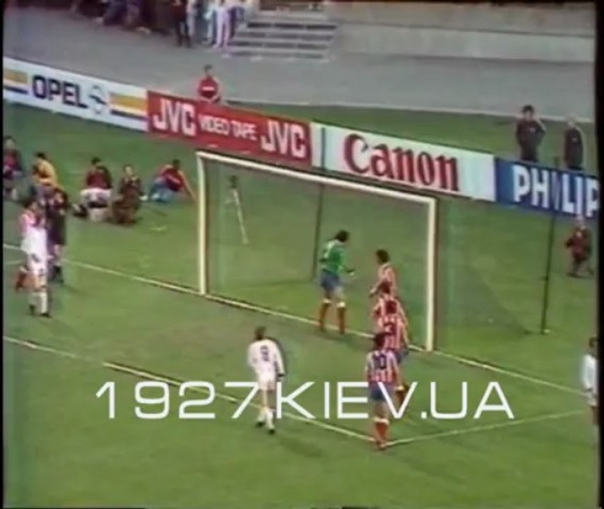 КОК 1985/1986  Финал Динамо Киев - Атлетико Мадрид 3:0 Обзор Футбольного обозрения