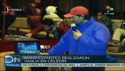 Retoman en Cajamarca movilizaciones contra proyecto Conga