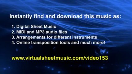 Ludwig van Beethoven's Fur Elise sheet music for violin and piano sheet music - Video Score