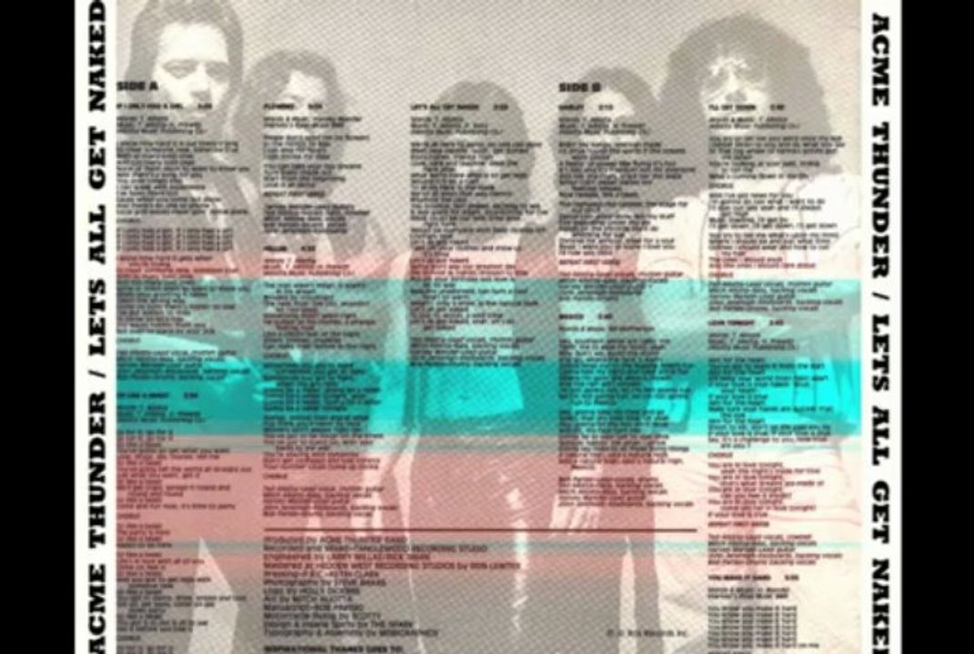 Acme Thunder  "Flowers" 1978 US  Hard Rock