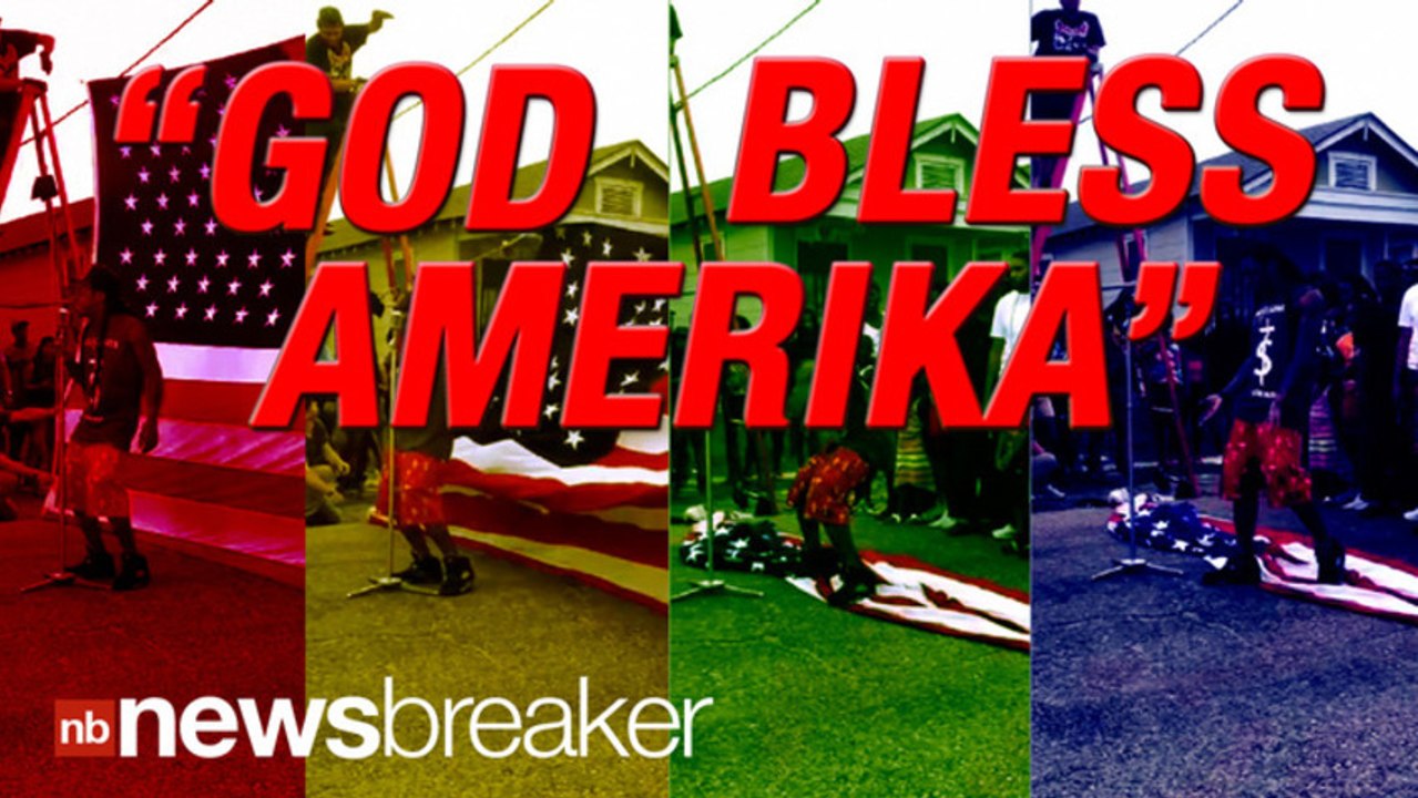 AMERIKA?: Rapper Lil Wayne Stomps American Flag for New Music Video