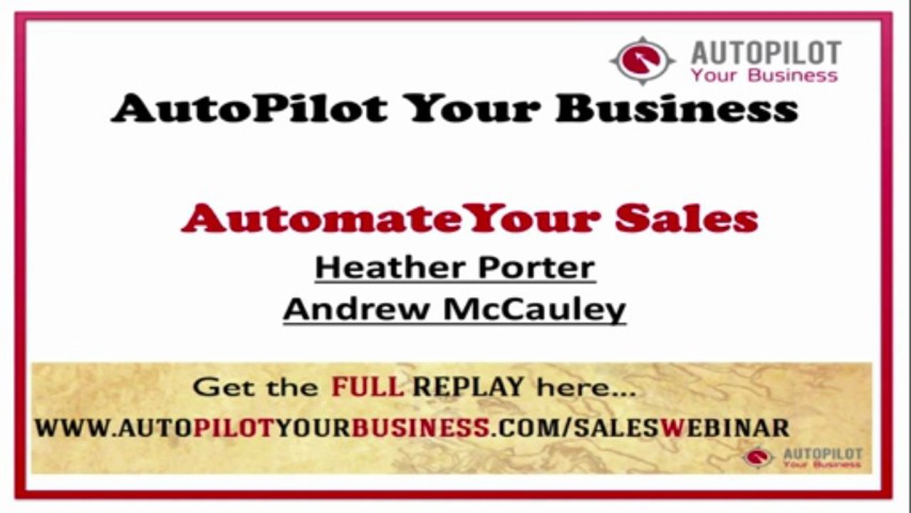 Why automate (sales)
