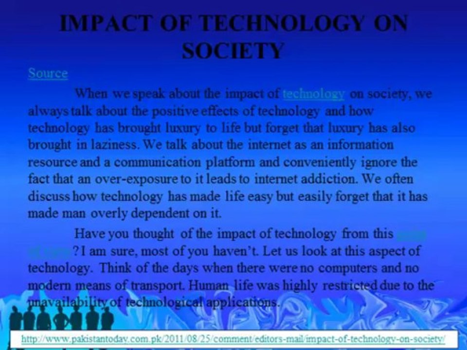 abney and associates, Impact of technology on society