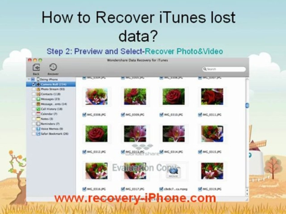 Data Recovery for iTunes-Recover lost Data for iPhone iPad iPod