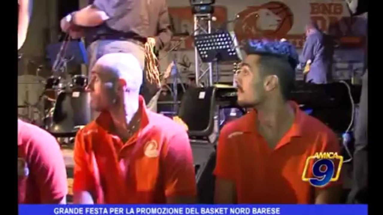 Grande festa per la promozione del Basket Nord Barese
