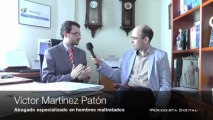 Víctor Martínez Patón, abogado especializado en hombres maltratados. 17-6-2013