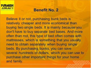 Why Invest on Bunk Beds