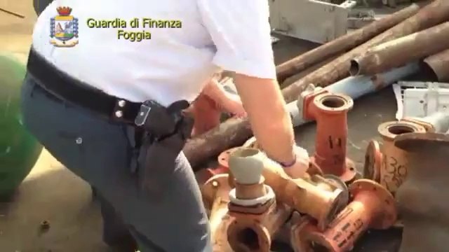 San Severo (FG) - Sequestro 15 tonnellate di rame (17.06.13)