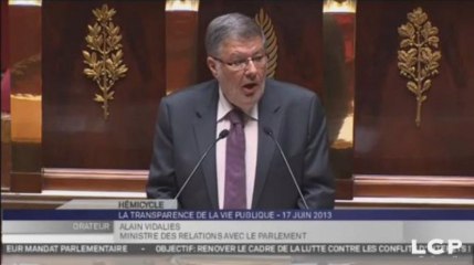 Travaux en séance : Discussion, après engagement de la procédure accélérée, du projet de loi relatif à la transparence de la vie publique