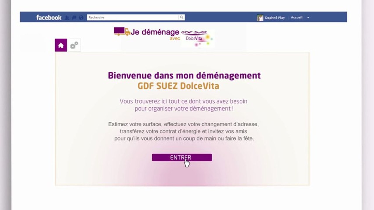 Je déménage avec GDF SUEZ DolceVita