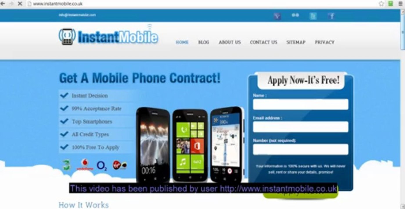 bad credit mobile phone contract