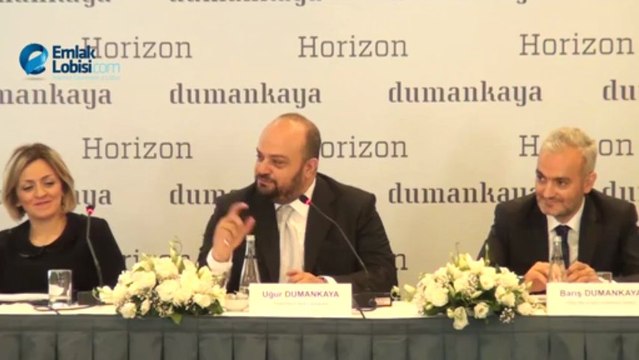 Dumankaya Horizon Basın toplantısı kadincaemlak.com ilhan ÇAMKARA