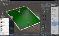 How to create a snooker game animation in Poser 2014