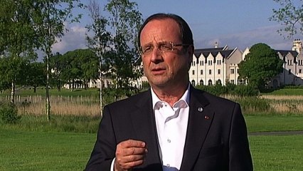 Interview au G8 de Lough Erne