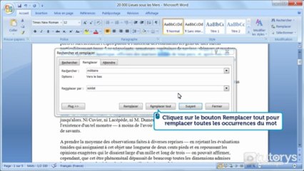 Download Video: Comment utiliser la fonction remplacer avec Word 2007 ?