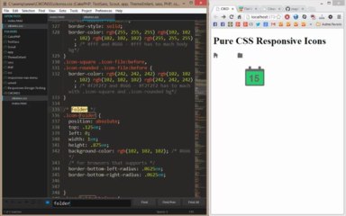 Cikonss créer des icônes uniquement avec du CSS