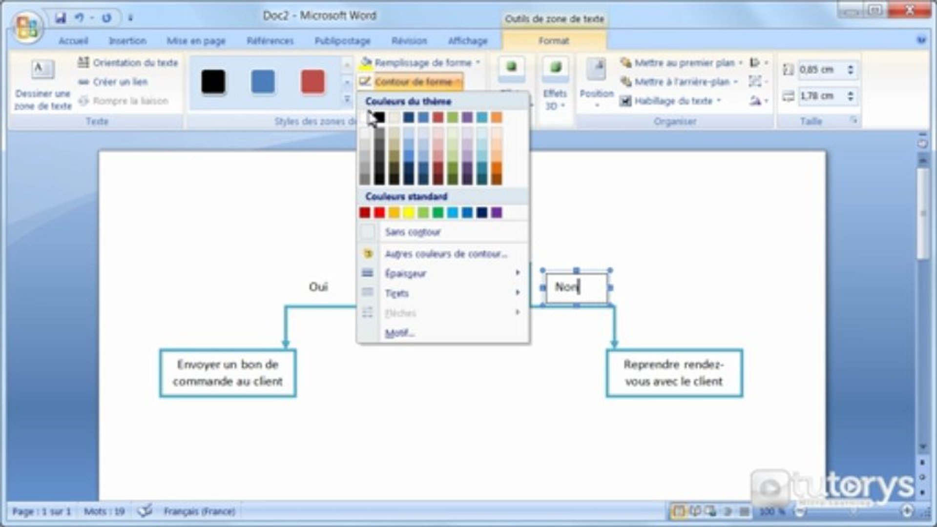 Comment Faire Un Schéma Sur Word Comment réaliser un schéma avec Word 2007 ? - Vidéo Dailymotion