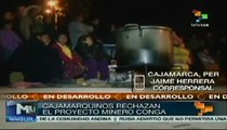 Perú: campesinos de Cajamarca tomaron laguna El Perol