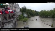 [LOURDES] Les Sanctuaires de Lourdes inondés (18 juin 2013)