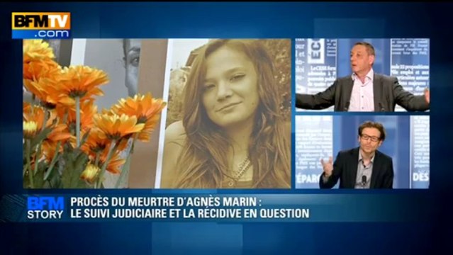 BFM STORY: Procès du meurtre d'Agnès Marin, le suivi judiciaire et la récidive en question - 18/06