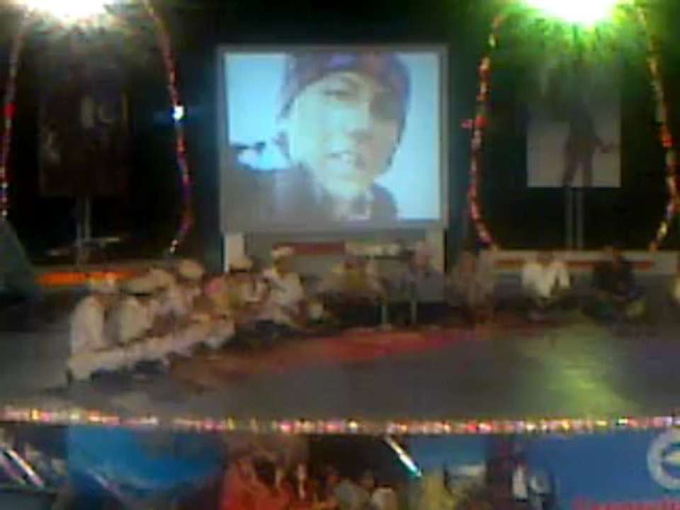 PTV Sports Uses Screen in Back Drop of a Program Paying Tribute to