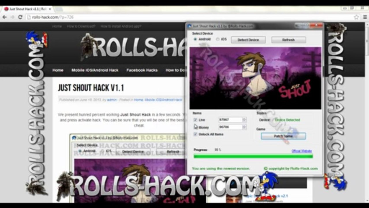 Just Shout Hack v1.1 (Android,iOS)