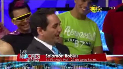 Salomon Robles de Visita en las Noches del Fútbol
