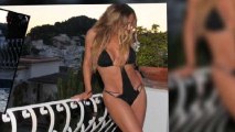 Mariah Carey Stuns in Cut-Out Swimsuit
