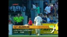 Five is also the number of consecutive ducks (4 of them golden) Ajit Agarkar scored in India's 1999-2000 Test Series against Australia - (SULEMAN - RECORD)