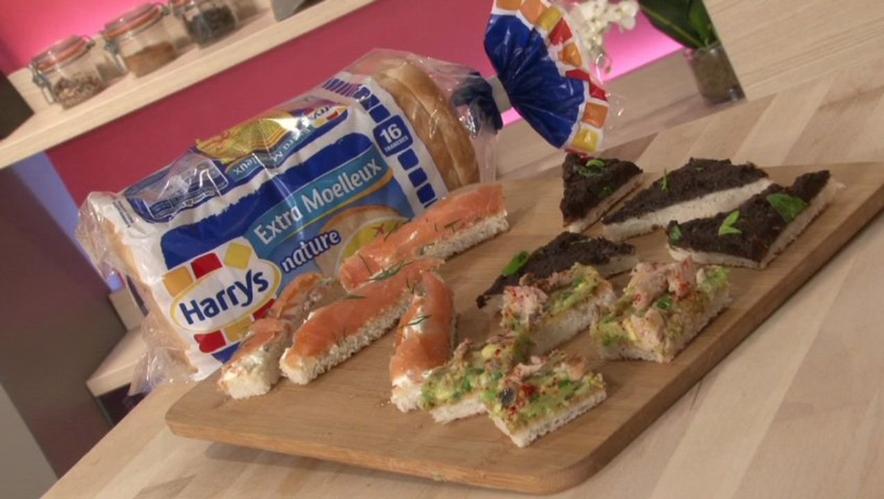 Recette de 3 Toasts spécial Plateau-TV - 750 Grammes