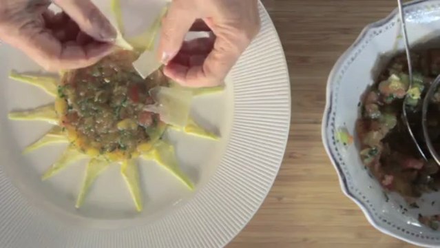 Recette de Tartare de tomate à l'Huile d'Olive - Reine Sammut
