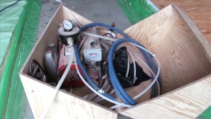 Sur les traces de R. L. Stevenson en kayak Above - Phase 1 : plis du contreplaqué