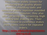Mechanisms behind the Injection Moulding Process