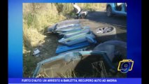 Furto d'auto: un arresto a Barletta, recupero auto ad Andria
