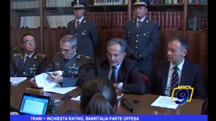 Trani | Inchiesta Rating, Bankitalia parte offesa