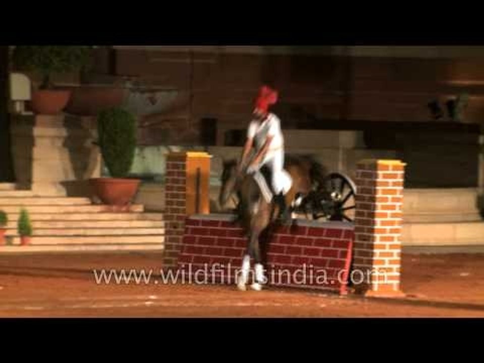 Jumping across hurdles